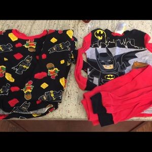 Size 6 Batman & Robin Legos pjs bundle